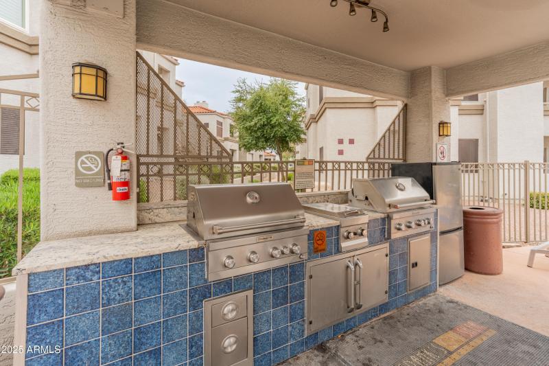 Community Grills at Pool