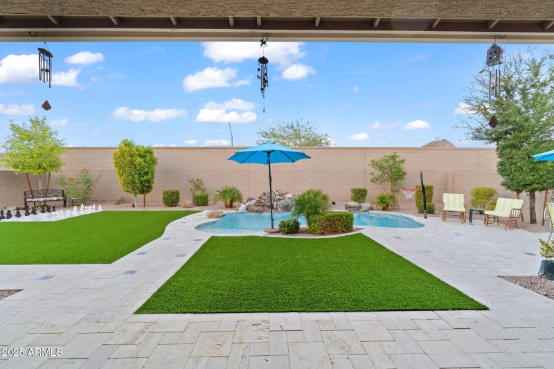 View from Covered Patio