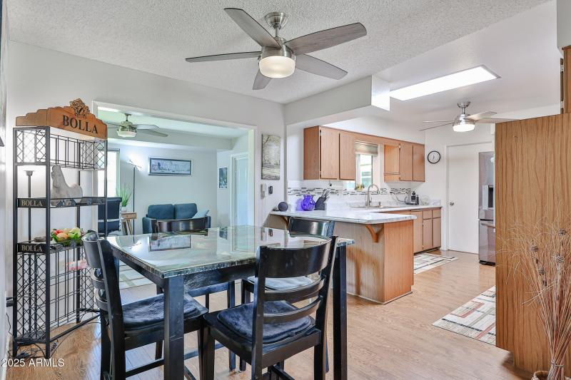 DINING AREA/KITCHEN