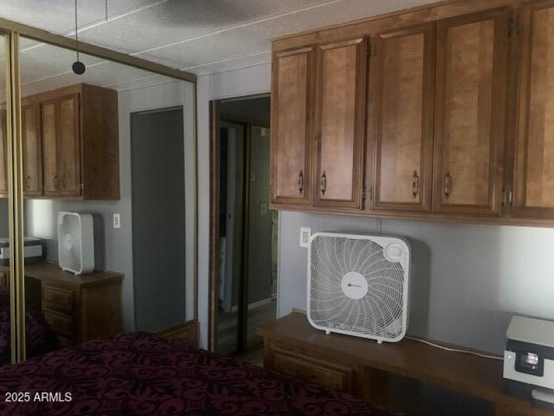 bedroom desk and storage