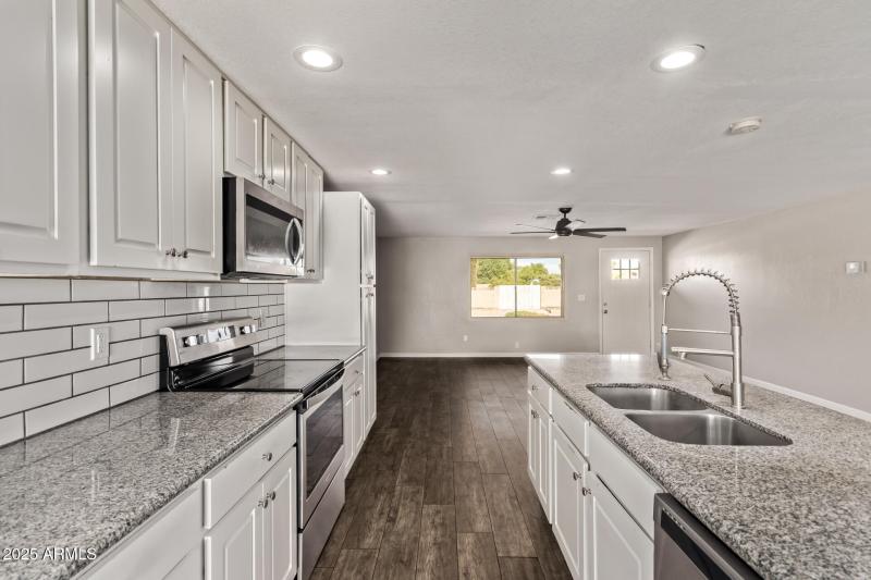 Kitchen looking to Living Room