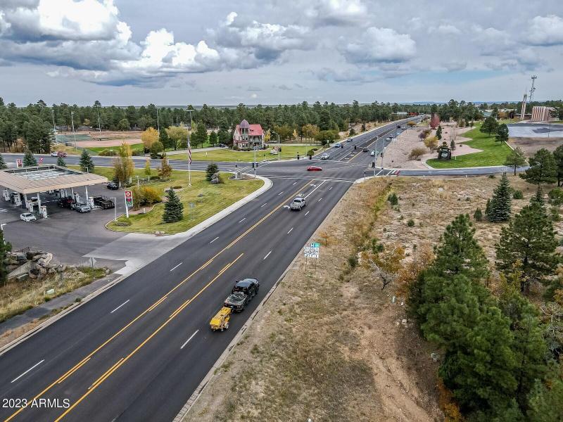 Main roads into town