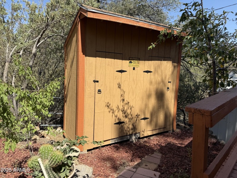 Back yard shed