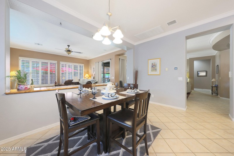 Dining towards Family Room