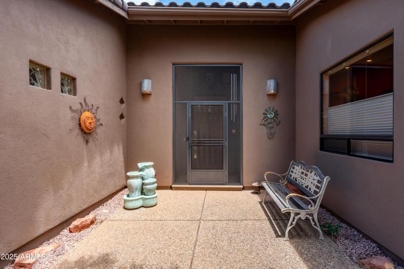 Front Entrance Patio