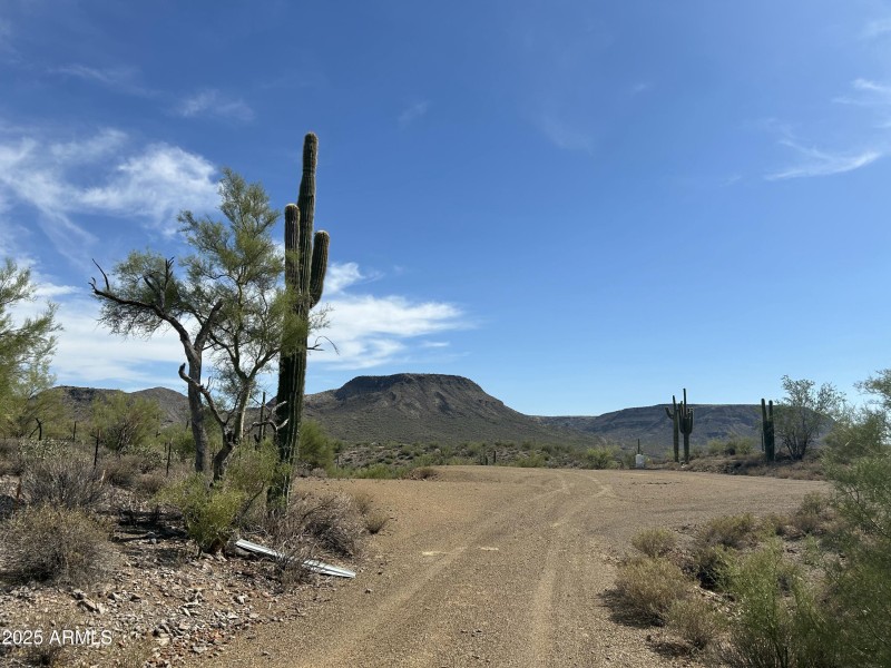 At property entrance