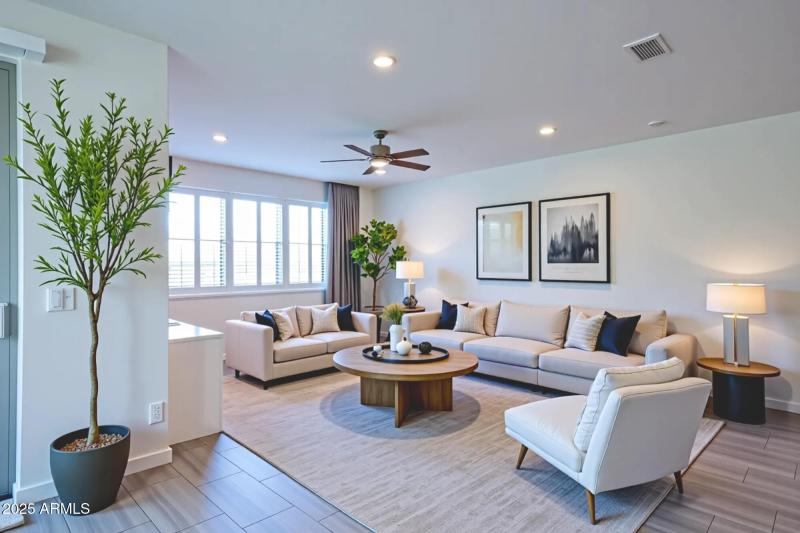 Living Room virtual Staging