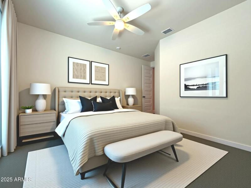 Bedroom 1 virtual Staging