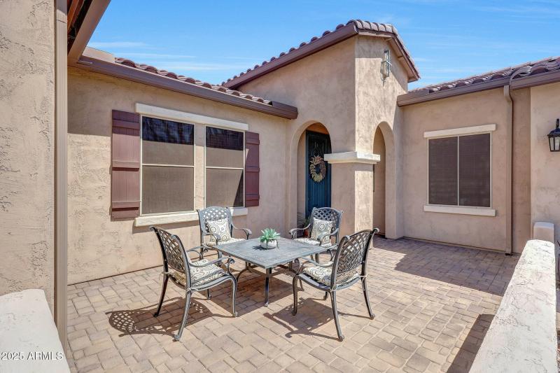 Paver Front Courtyard