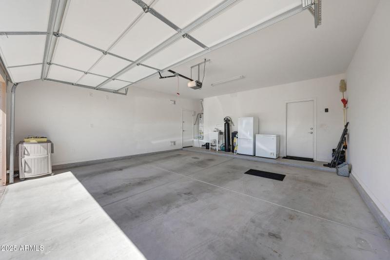 Garage w/ Water Softener & Sink