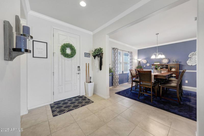 Front Door & Dining Room