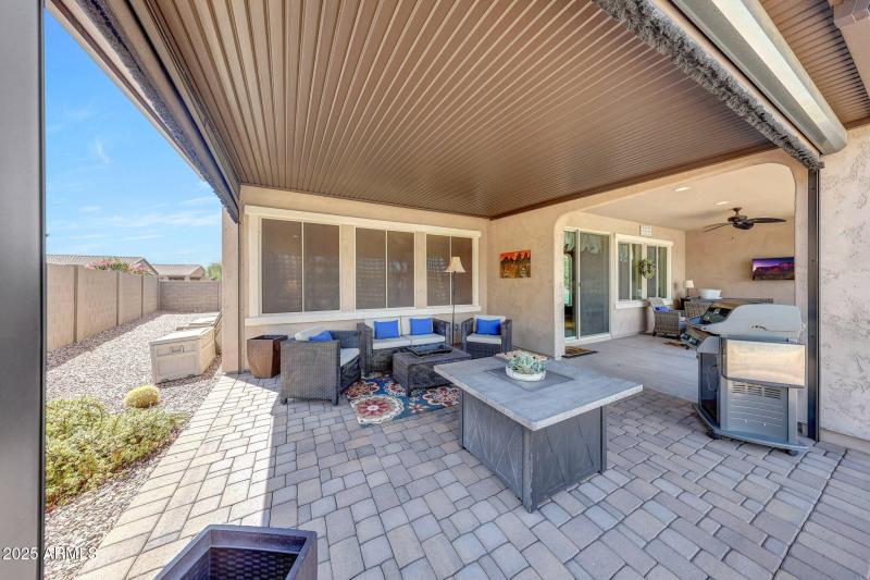 Extended Covered Paver Patio