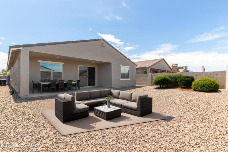 Backyard - Vitrually Staged