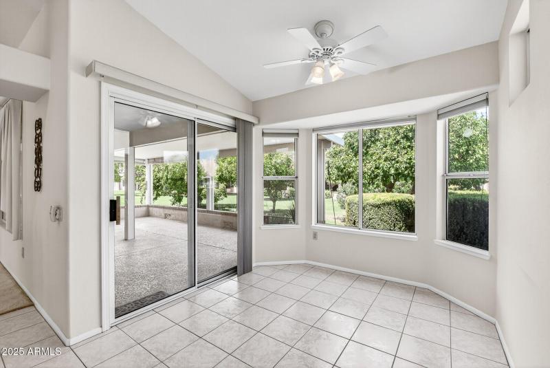 Breakfast Nook toward patio