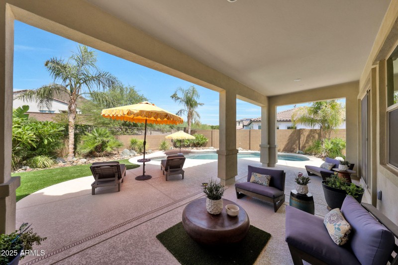 Expansive Covered Patio