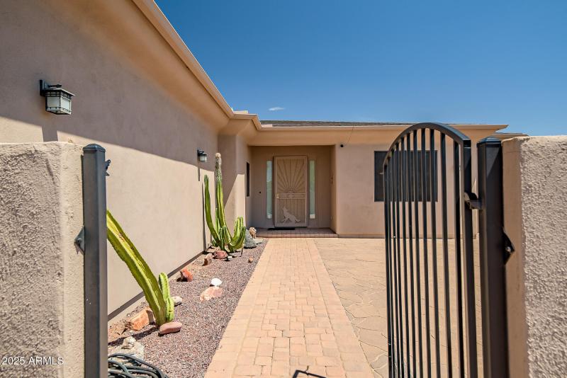 Gated Courtyard Area