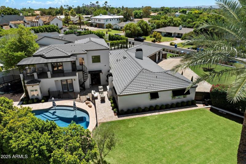 Aerial Backyard View