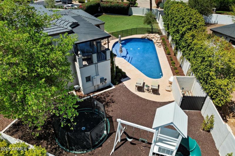 Aerial Backyard Play View