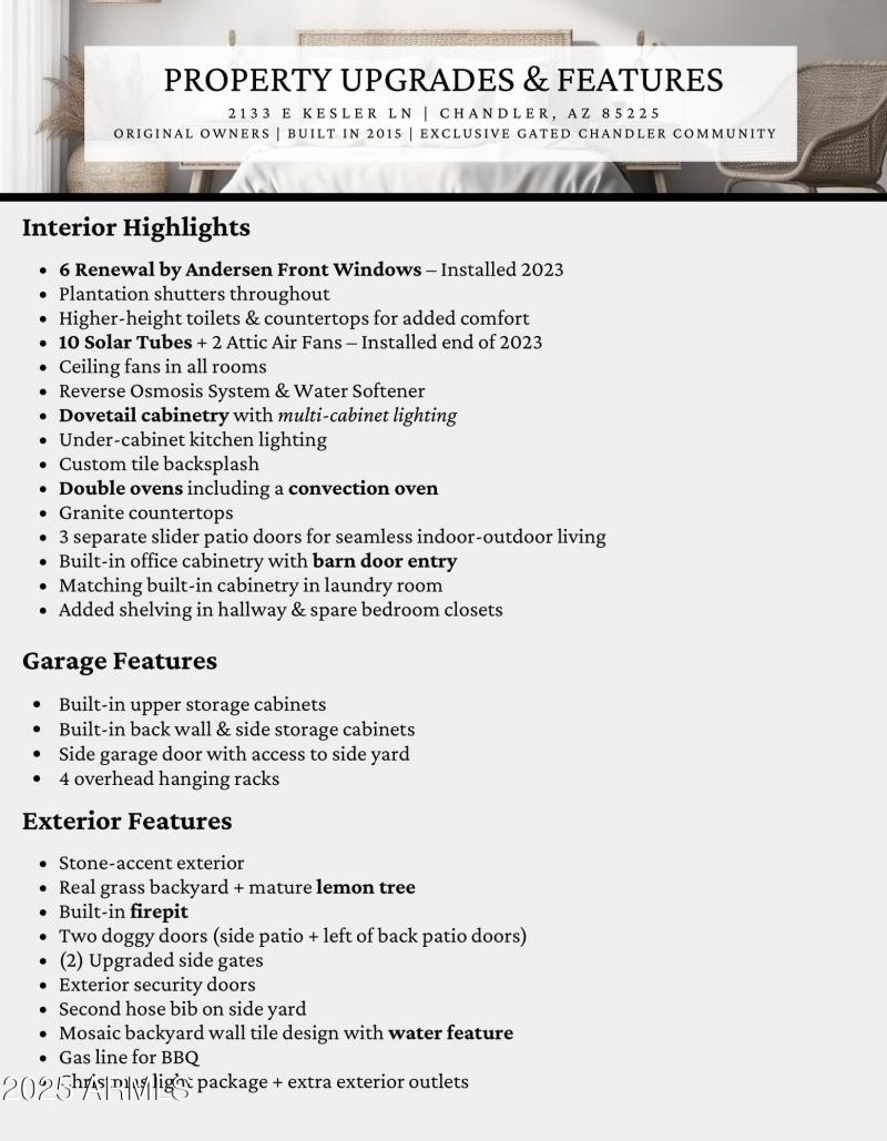 Upgrade Sheet - Kesler