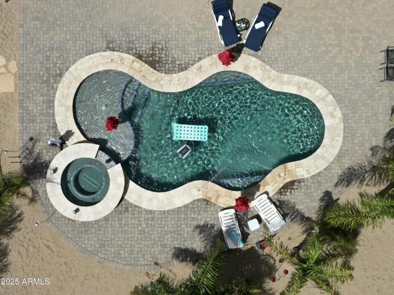 Pool and Spa From Overhead 2