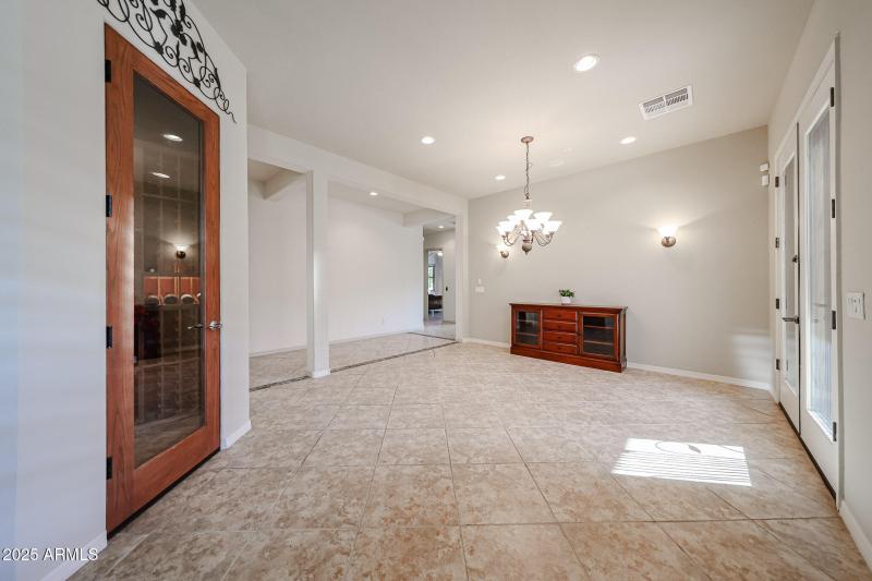 Wine Room Off Formal Dining Room
