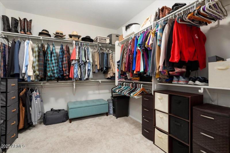 Large Closet at Owner's Suite