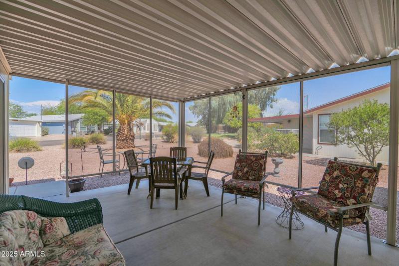 Covered patio