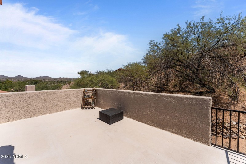 Rooftop viewing off Primary suite