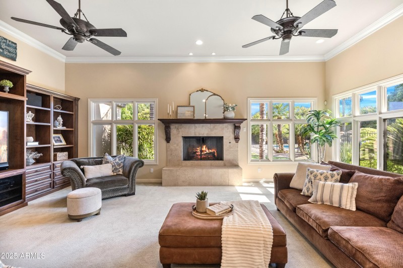 Great Room with Wall of Windows