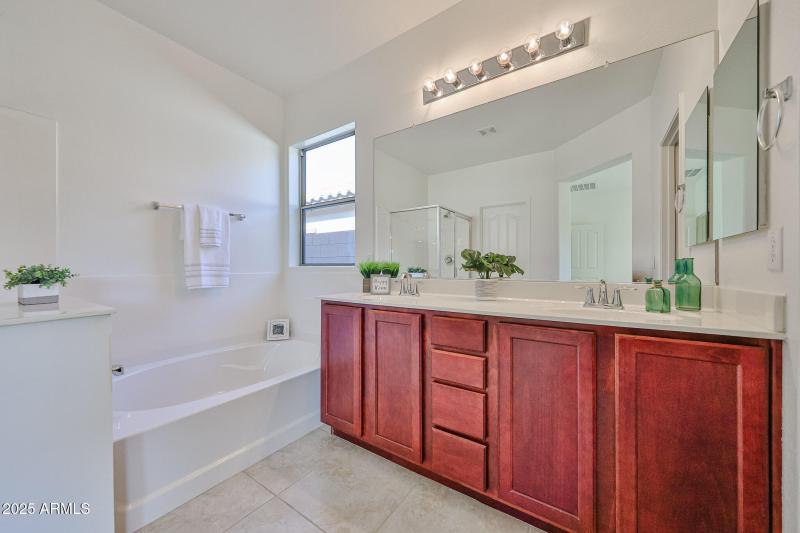 Primary - Separate Tub and Shower