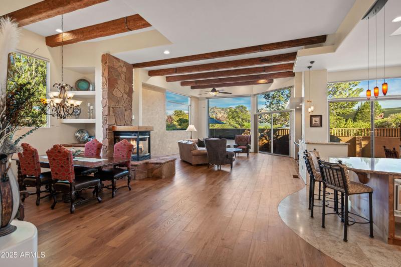 Great Room, Kitchen, Dining Areas