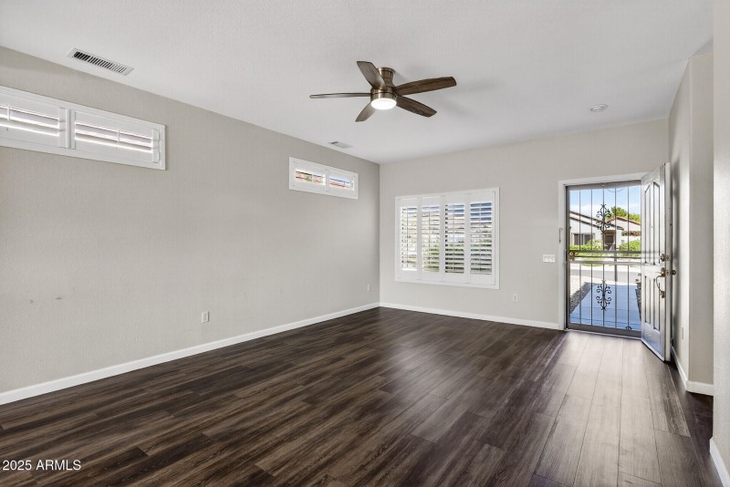 Plantation shutters throughout!