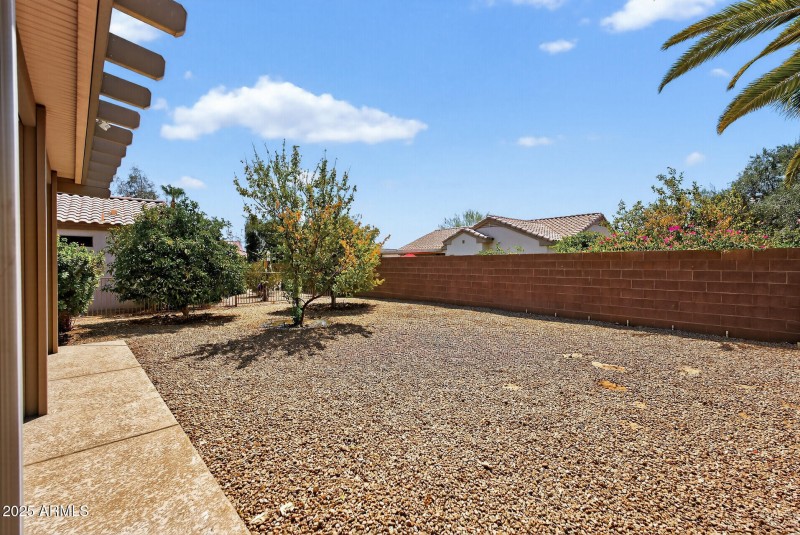Pool-sized backyard!