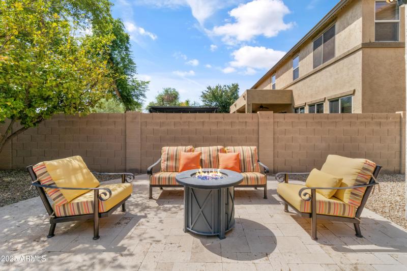 Backyard Lounge Area