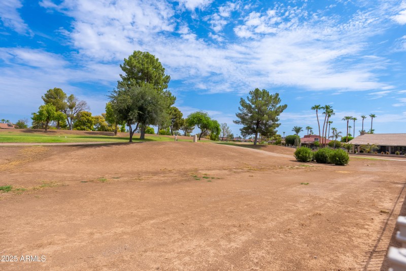 Backyard Golf Course View