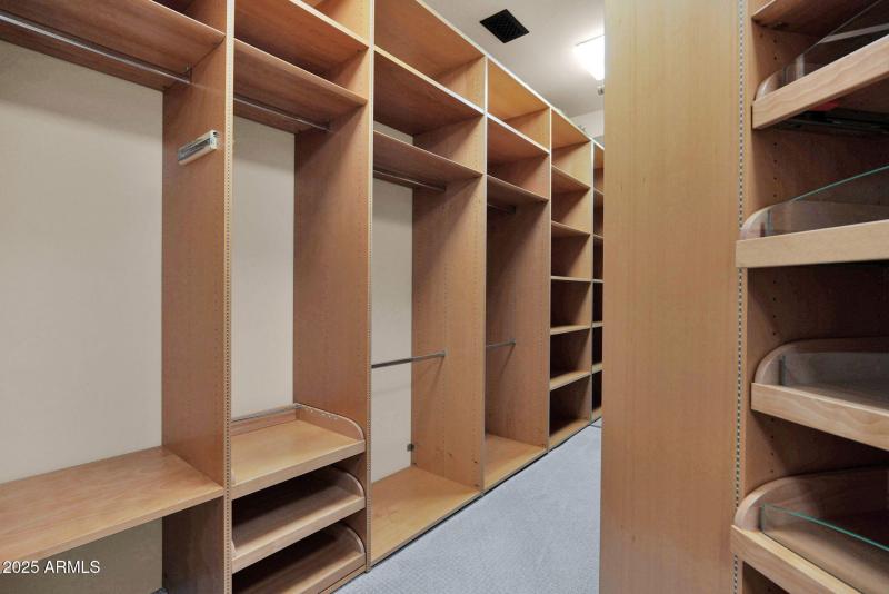 2 separate primary closets