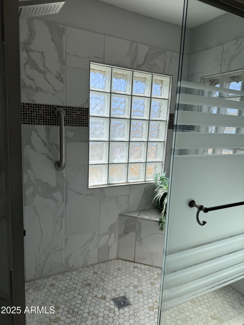 Master Shower is Walk in