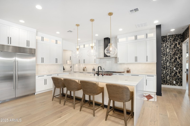 Wolf Gas stove, sub zero fridge