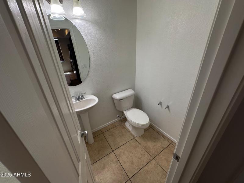 1/2 Bath on Living Room Floor