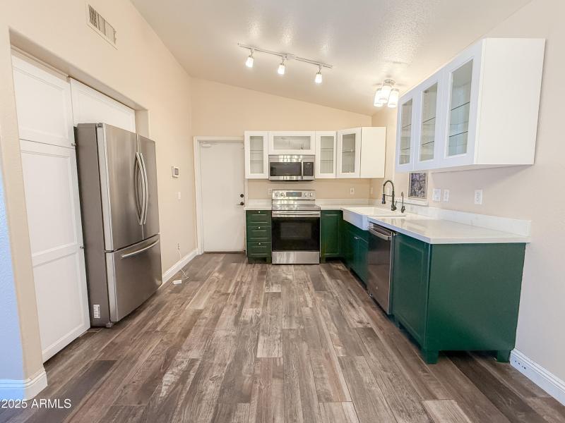 Open Kitchen with beautiful cabinets