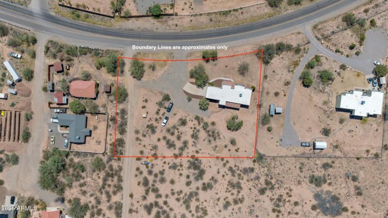 Aerial Birdseye Boundary Lines