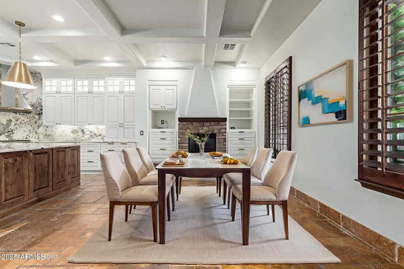 Virtually Staged Breakfast Room