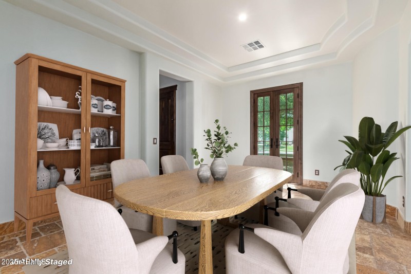 Virtually Staged Formal Dining Room