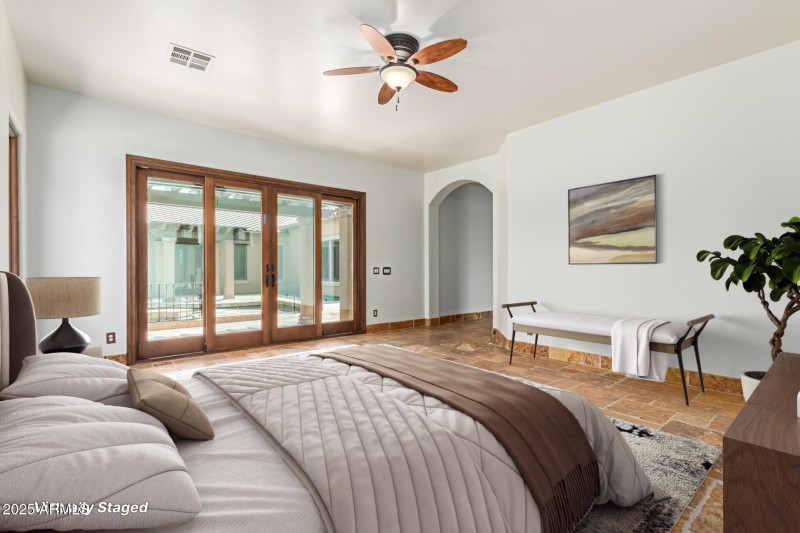 Virtually Staged Primary Bedroom (b)