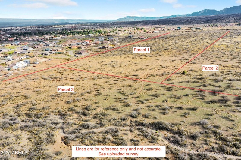 Southeast View of Parcels