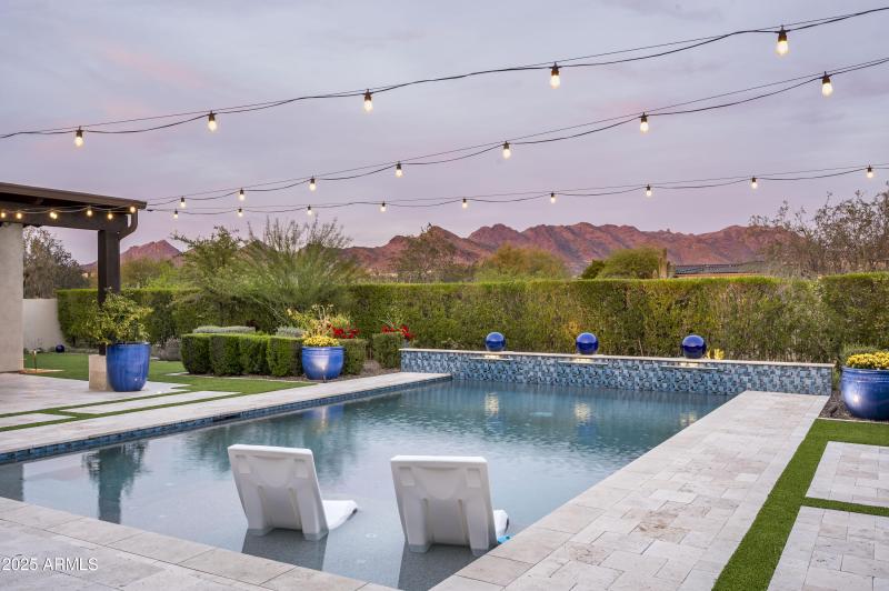 Pool and Mountain Views