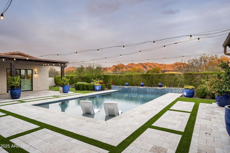 Pool and Mountain Views