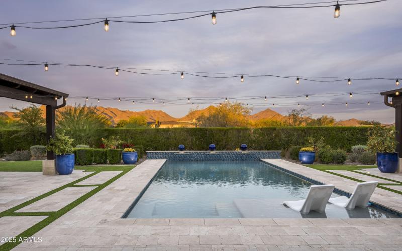 Pool and Mountain Views