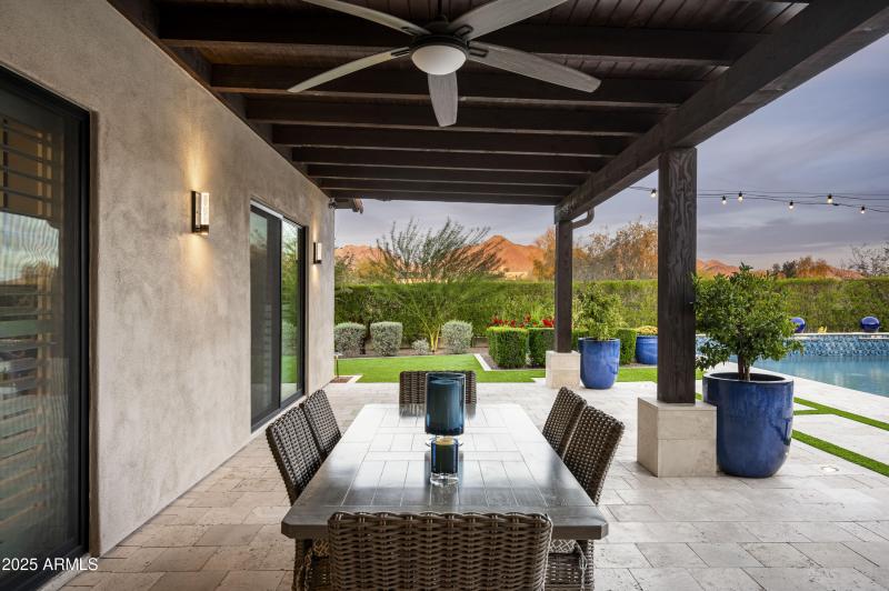 Outdoor Covered Dining Area