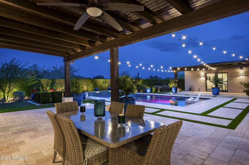 Outdoor Covered Dining Area